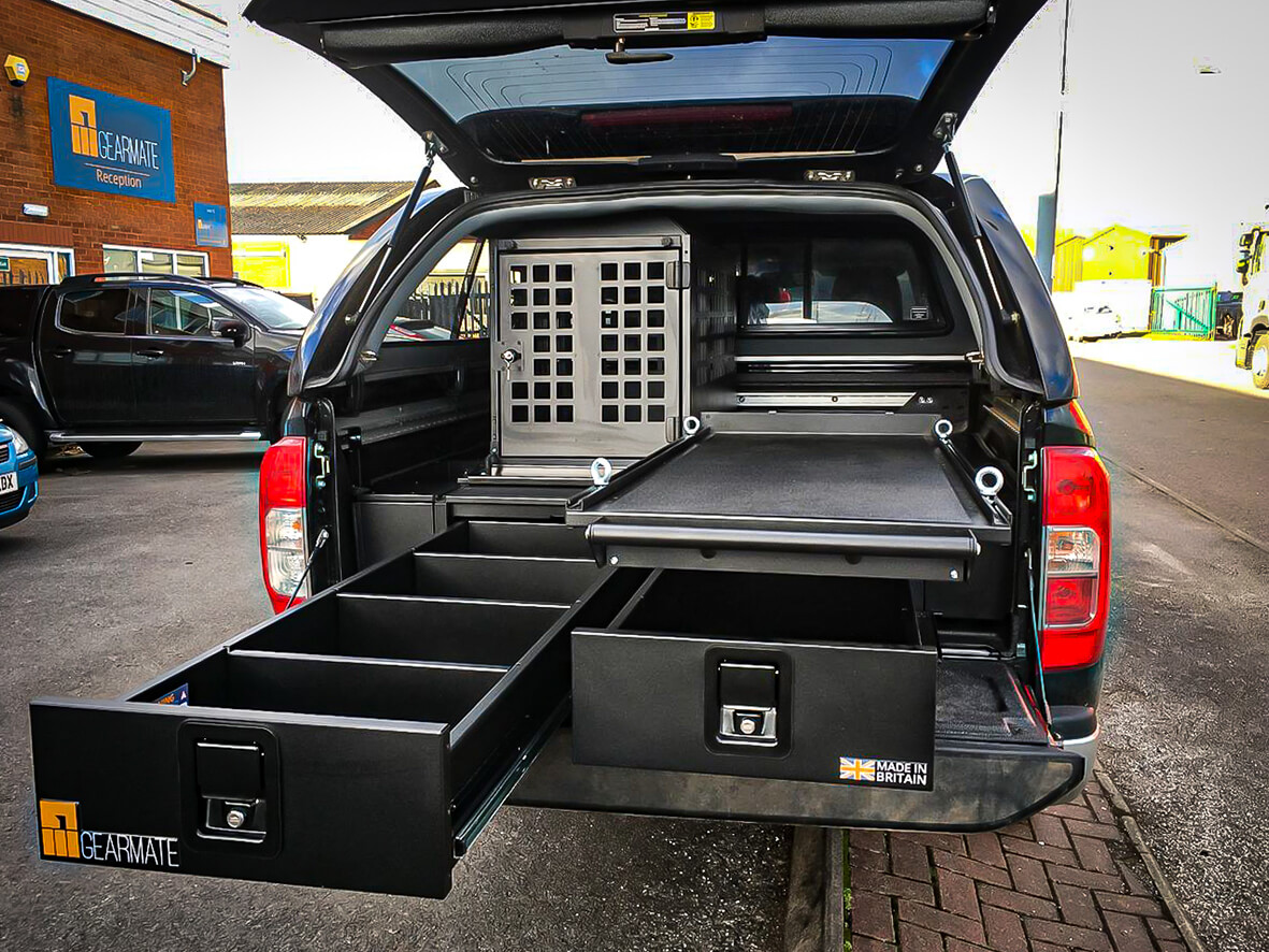 Bed Slide and Twin Drawer, Dog Box