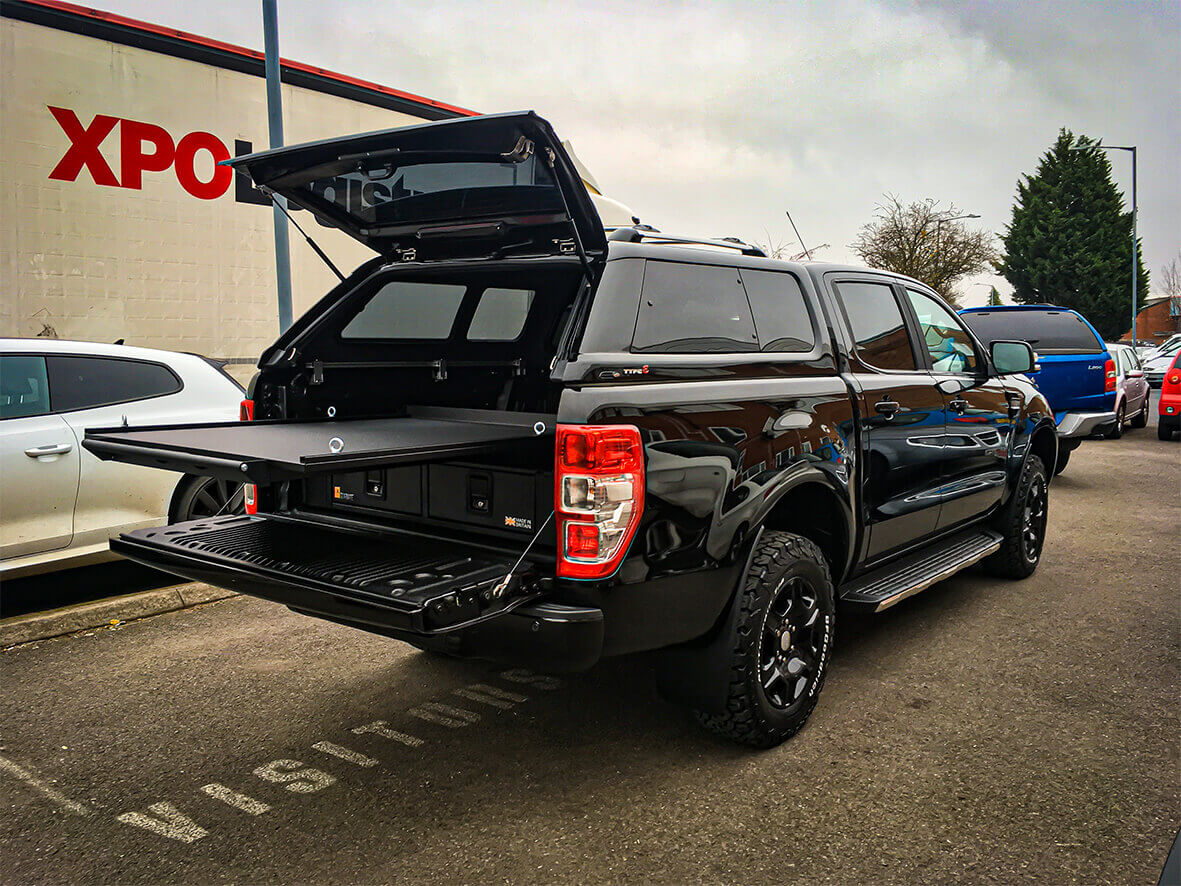 Gearmate and Ford Ranger Accessories, Narrow Slides, Racking