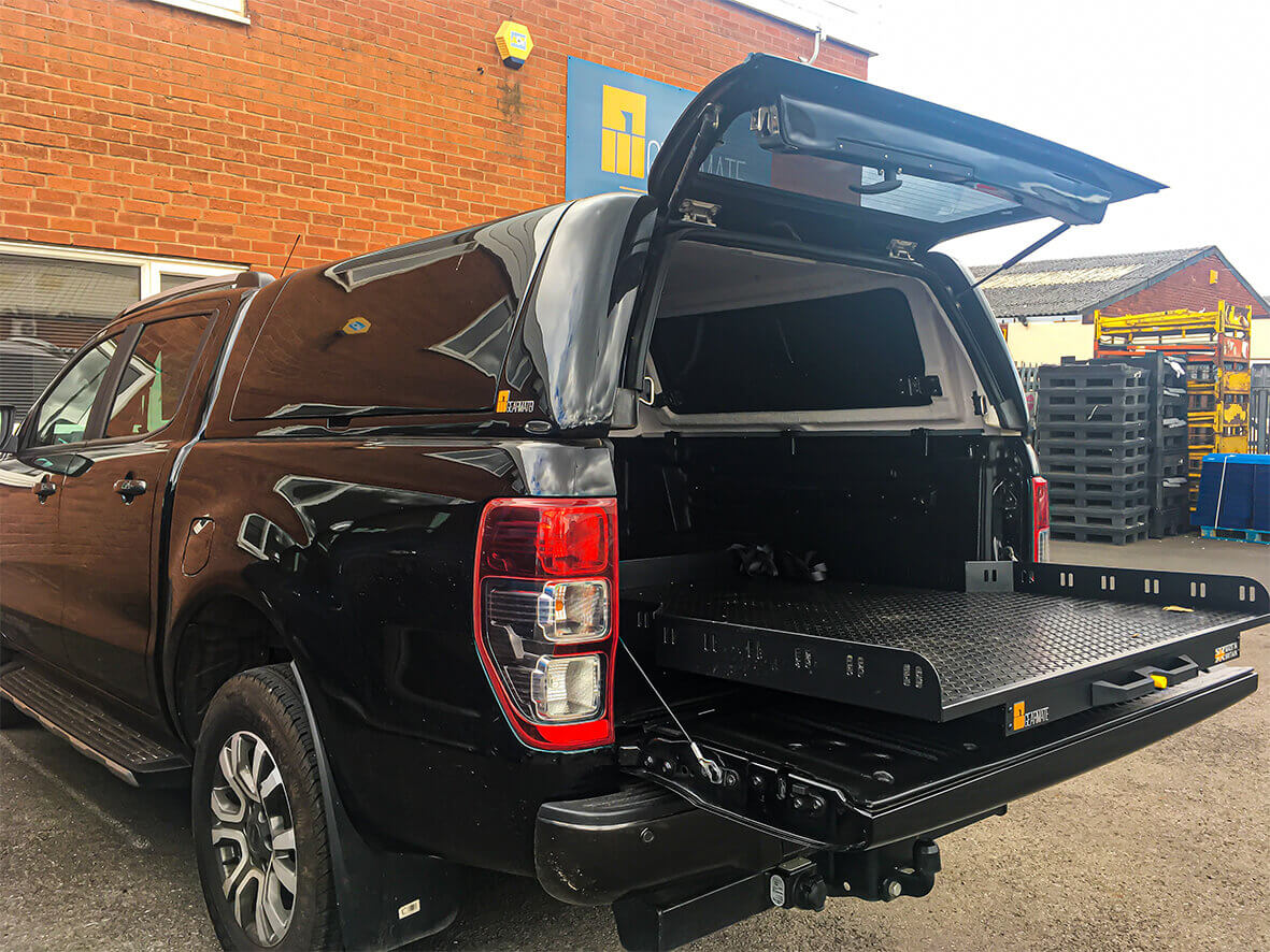 Gearmate and Ford Ranger Accessories, Narrow Slides, Racking